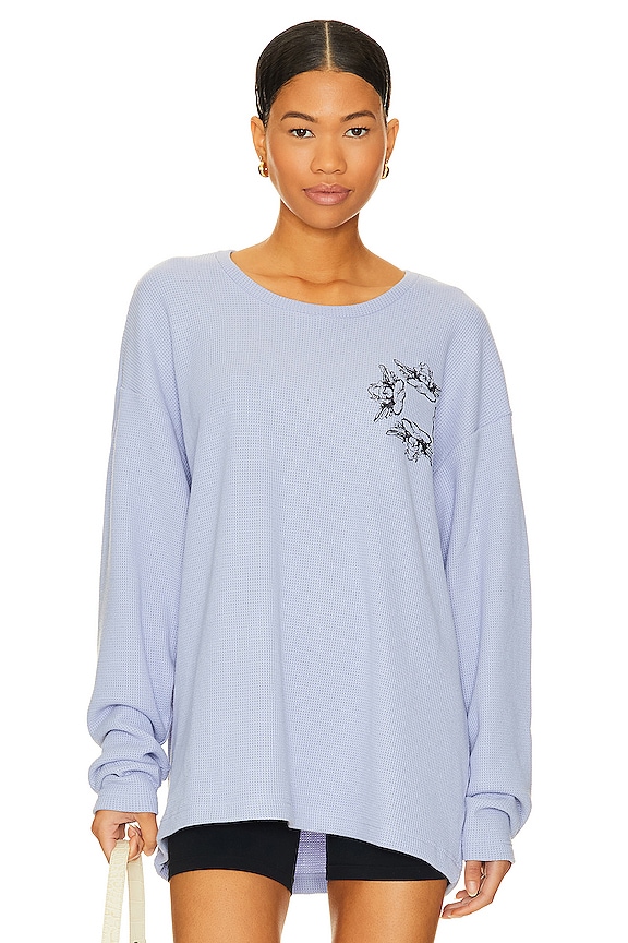 view 2 of 5 Room To Grow Boyfriend Long Sleeve in Purple