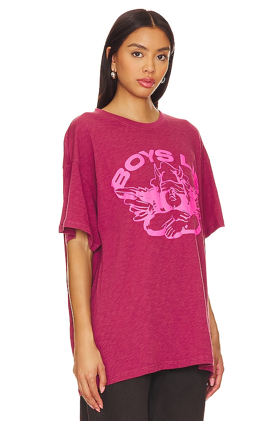 view 2 of 4 Boyfriend Tee in Red