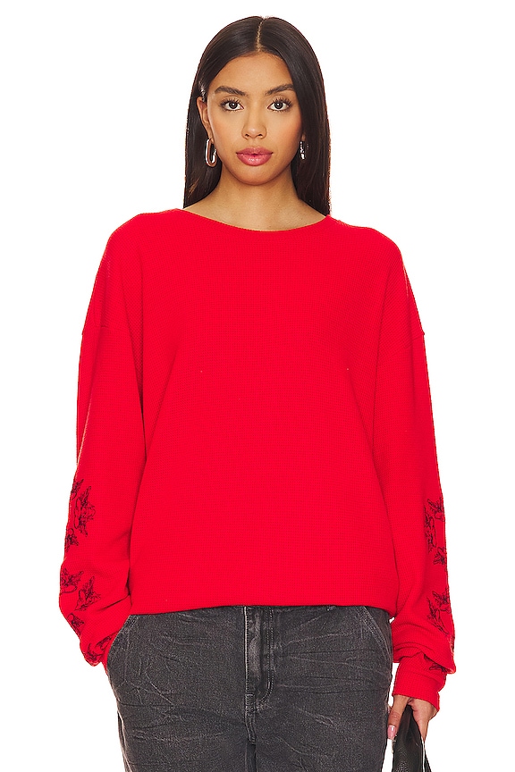 view 2 of 5 Heart Racer Tee in Red