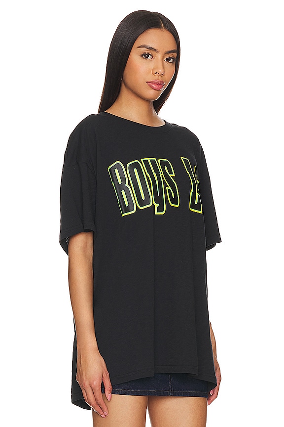 view 2 of 4 МАЙКА БОЙФРЕНД SPUNK in Black