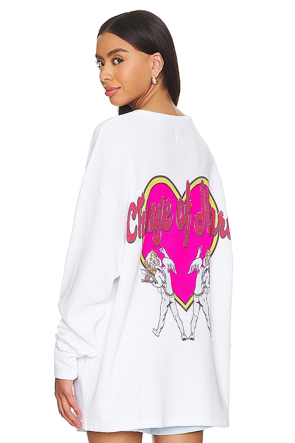 view 1 of 6 CAMISETA TÉRMICA BOYFRIEND CHANGE OF HEART in White