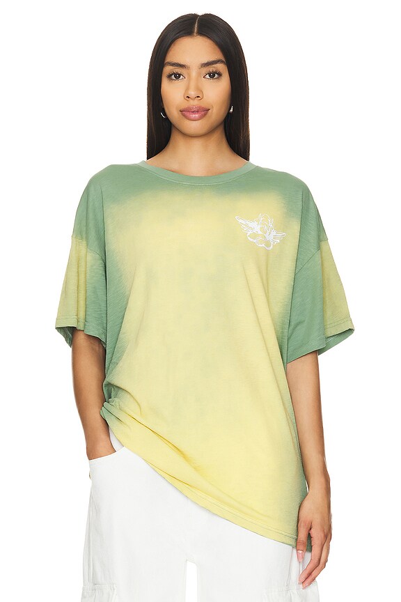 view 2 of 5 Straight Up Boyfriend Tee in Green