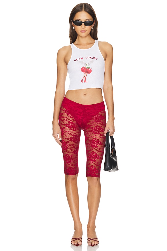 White Cherry Picker Beegee Tank