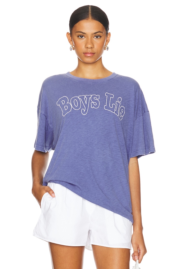 view 2 of 5 BLUE PRECIOUS CARGO BOYFRIEND Tシャツ in Blue