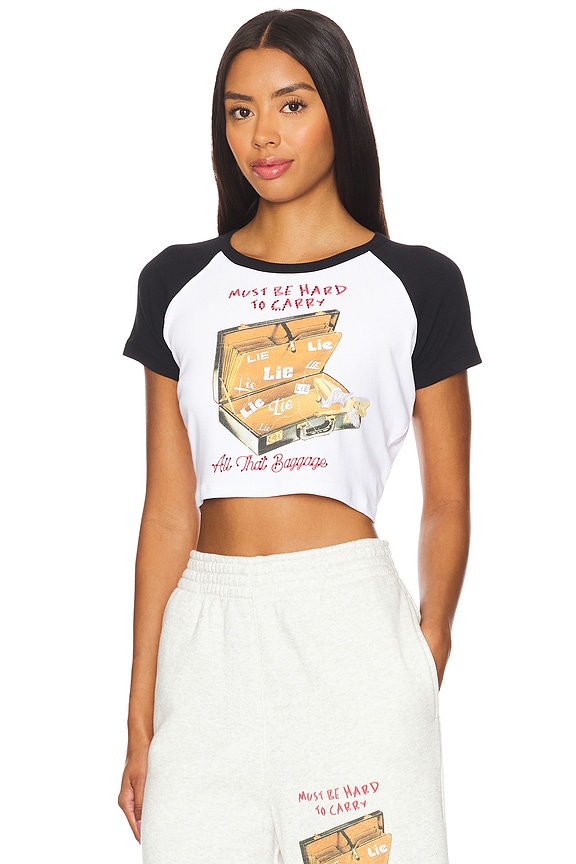 view 2 of 5 CAMISETA CORTA ALL THAT BAGGAGE ALL YOURS in White