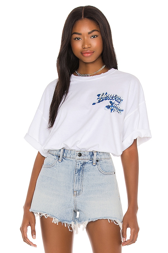 view 2 of 5 Heaven Sighs T Shirt in White & Blue