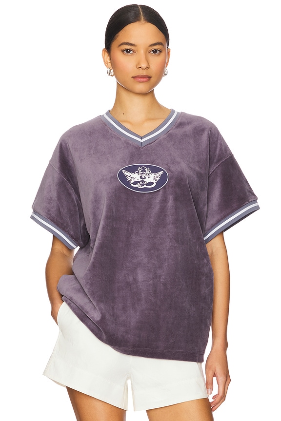 view 2 of 5 Step Up To The Plate Homerun Hero Top in Blue