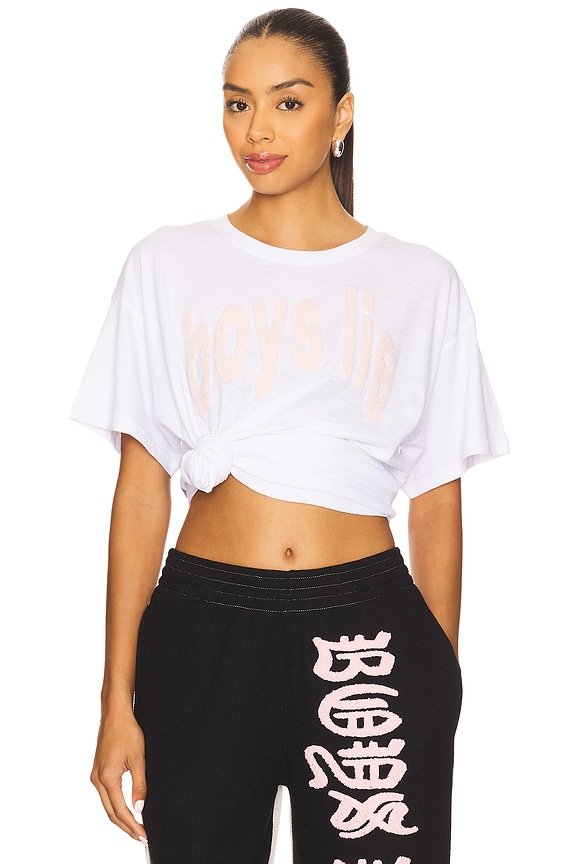 view 2 of 7 CAMISETA GRÁFICA BLOCK THEIR NUMBER in White