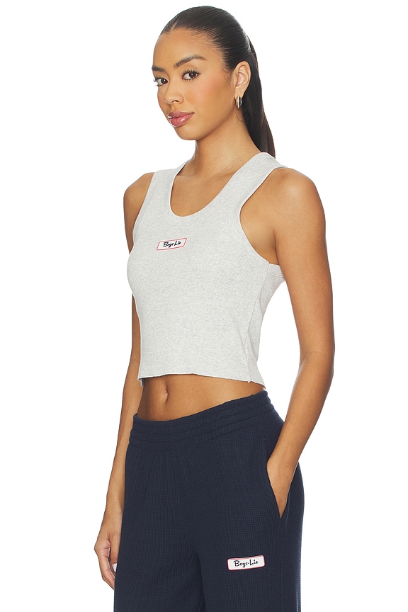 view 2 of 4 Name Em' Randy Tank Top in Heather Grey