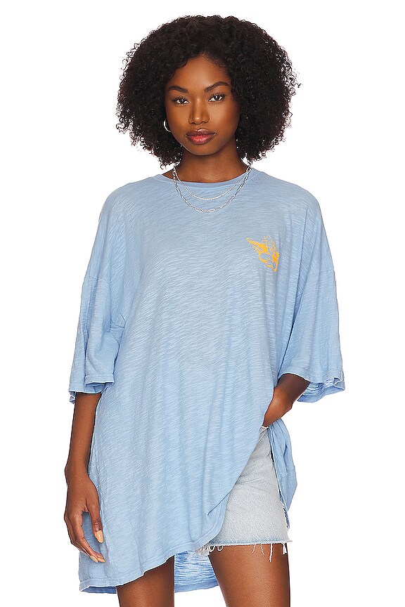 view 2 of 5 Love Is Blind Tee in Blue