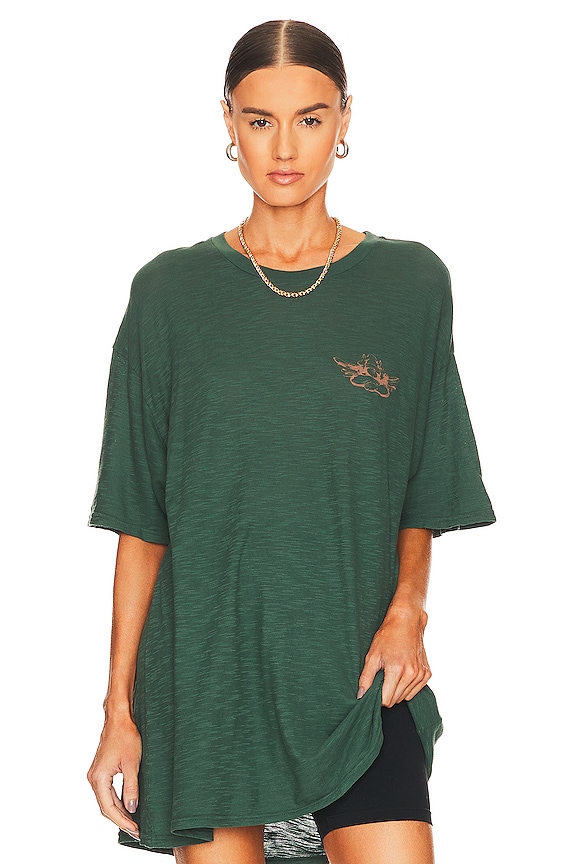 view 2 of 5 Turn The Tables Boyfriend Tee in Green