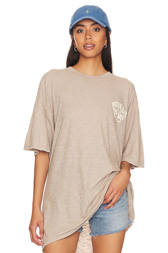 view 2 of 5 Break The Cycle Boyfriend Tee in Brown