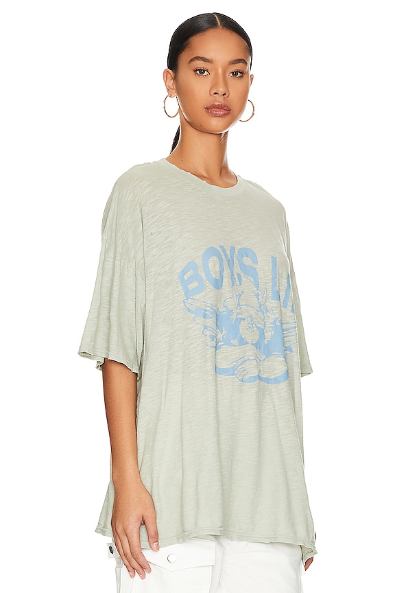 view 2 of 4 Stretched Thin Boyfriend Tee in Taupe