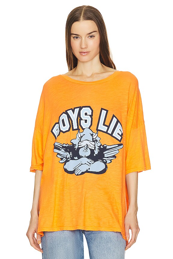 view 2 of 5 CAMISETA TIRANTES BOYFRIEND DREAM TEAM in Orange