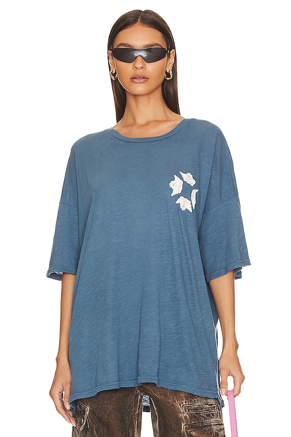 view 2 of 4 WORLD TOUR 보이프렌드 티셔츠 in Purple