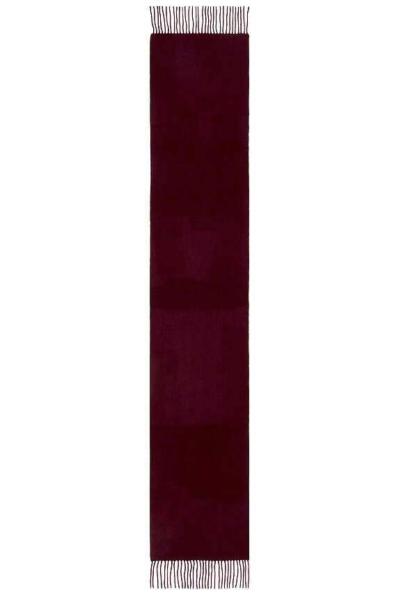 view 2 of 3 Cashmere Scarf Solid in Burgundy