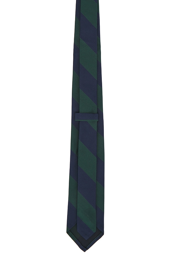 view 2 of 4 Ivy Tie Regimental Stripe in Green