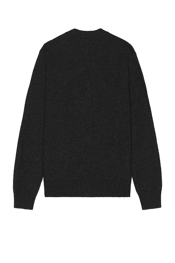 view 2 of 3 Cardigan Elbow Patch 7g in Charcoal