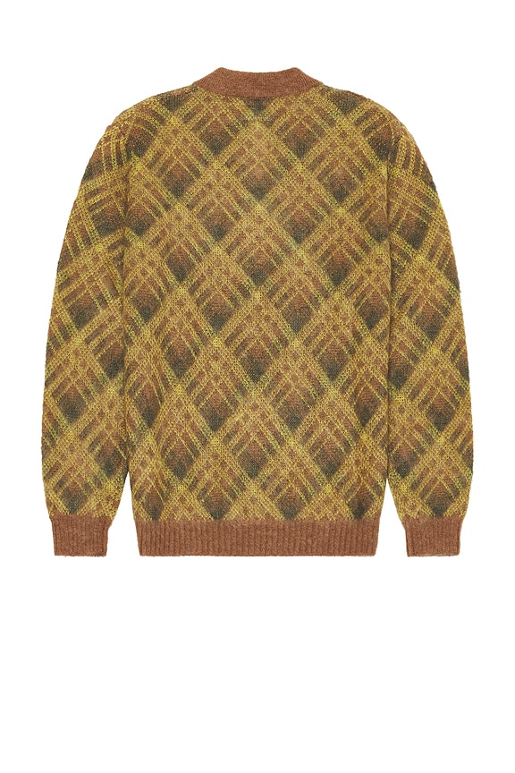 view 2 of 3 Knit Polo Stripe in Brown