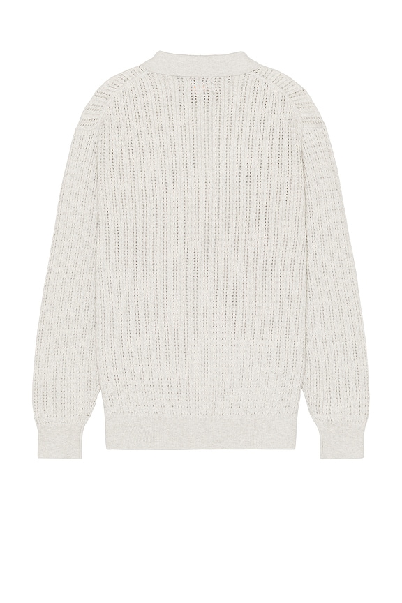 view 2 of 4 Knit Polo Cable in Ash