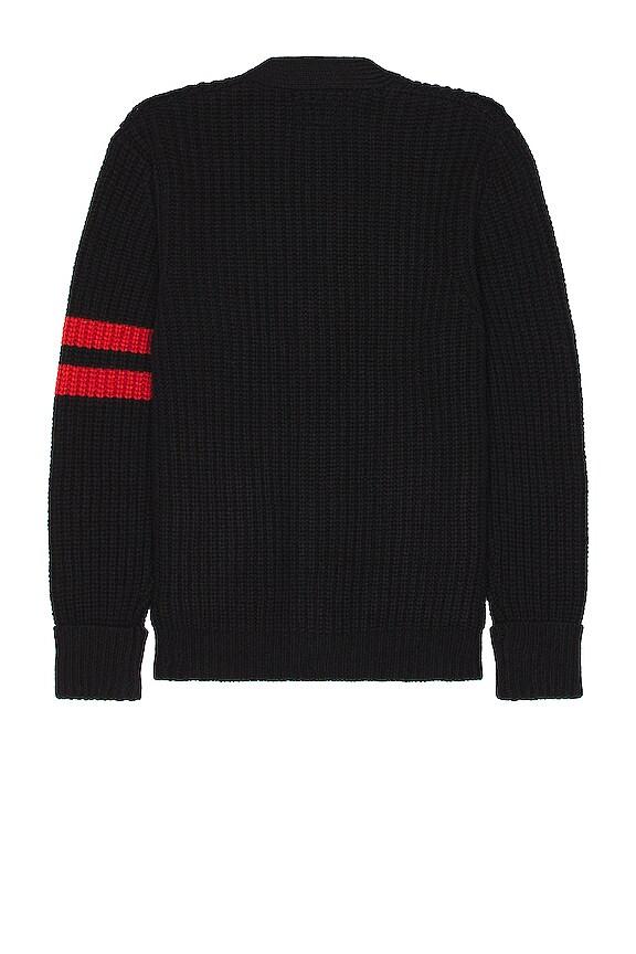 view 2 of 3 Cardigan Lettered 3G in Black