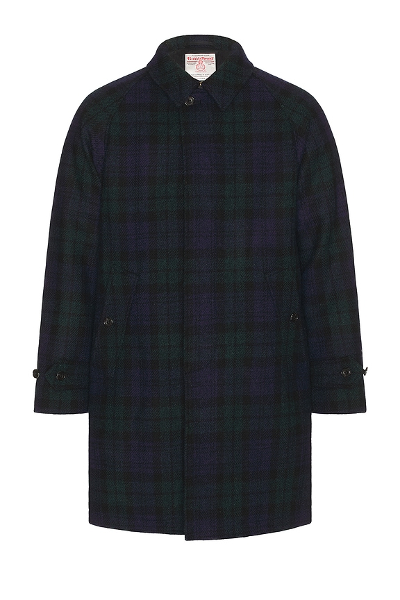 ジャケット・アウター BEAMS PLUS Bal Collar Coat Harris Tweed Beams Plus Bal Collar Coat Harris Tweed in Black Watch | REVOLVE