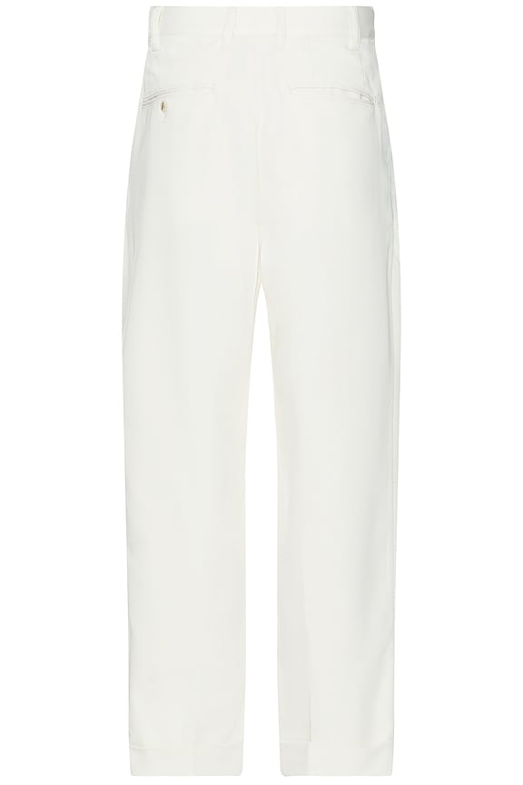 view 2 of 4 2 Pleats Trousers Pe Twill in Oyster
