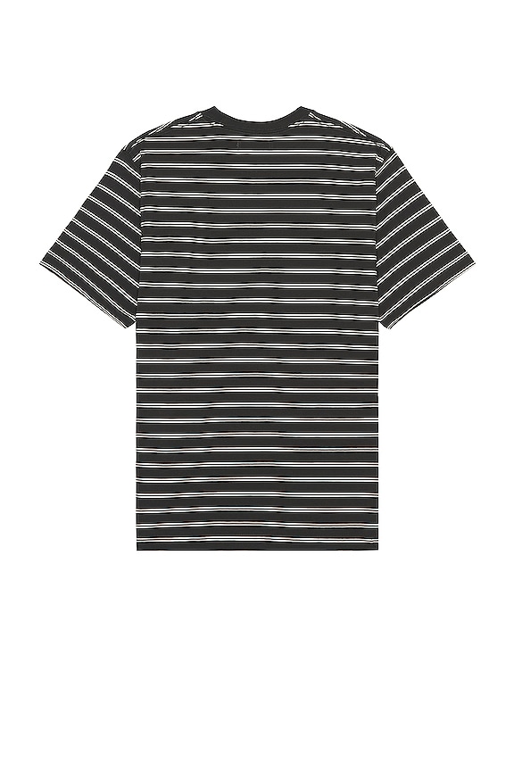 view 2 of 3 Multi Stripe Pocket Tee in Cool Grey