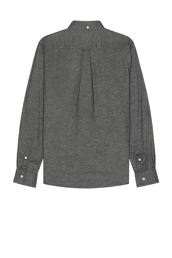 view 2 of 3 B.d. Flannel Solid Shirt in Grey