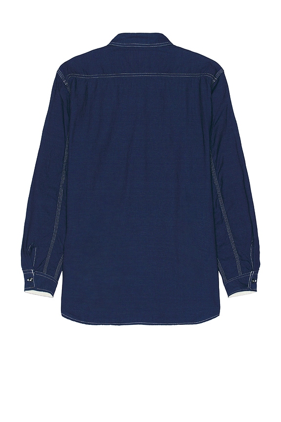 view 2 of 3 Work Indigo Chambray Shirt in Indigo