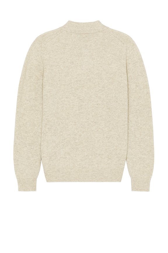 view 2 of 3 Knit Polo 9g Sweater in Beige