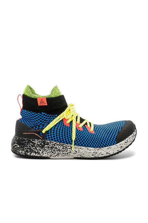 view 2 of 6 ZAPATILLAS DEPORTIVAS KAZE in Blue Textile & Yellow Trim