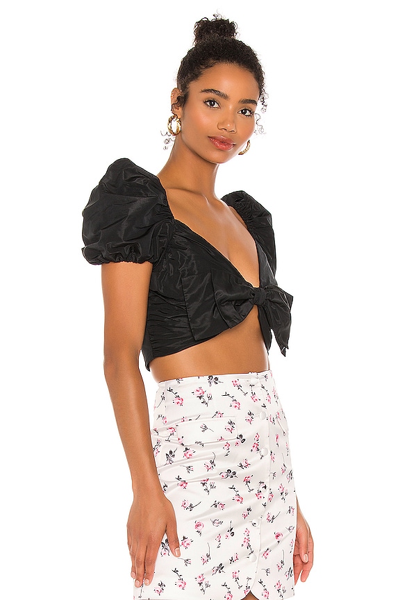 view 2 of 4 クロップトップ in Black