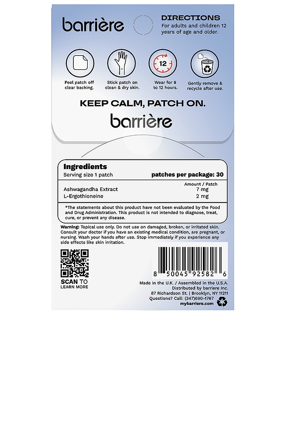 view 2 of 5 COMPLÉMENTS EVERYDAY CALM PATCH 30 PACK in Retro Relaxation