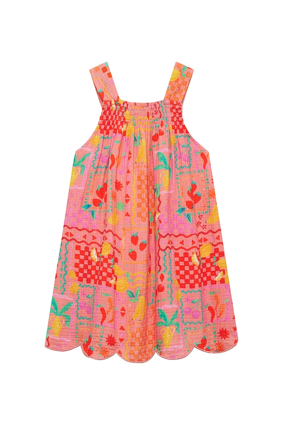 view 1 of 3 Little Selma Dress in Passion Fruit