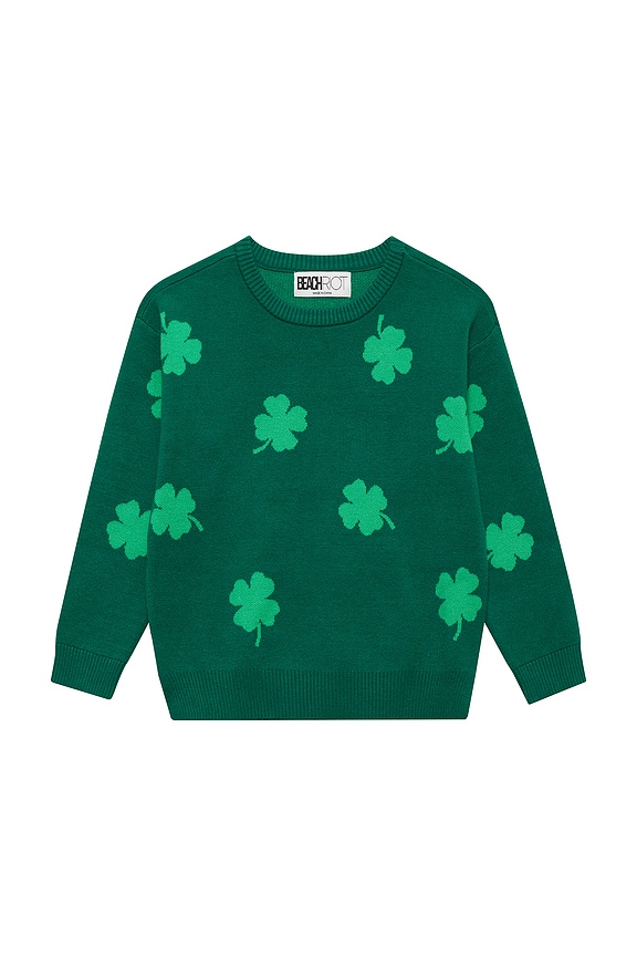 view 1 of 3 Little Callie Sweater in Clover Green