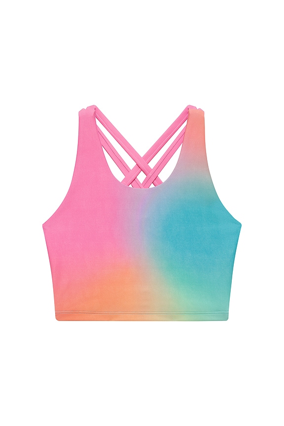 view 1 of 3 Little Clementine Top in Strawberry Sunset Ombre