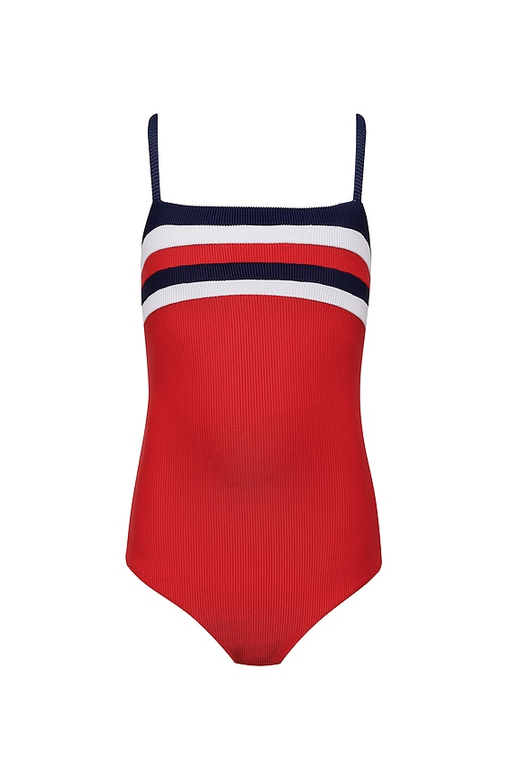 view 1 of 3 Kids Little Jessa One Piece Swimsuit in American