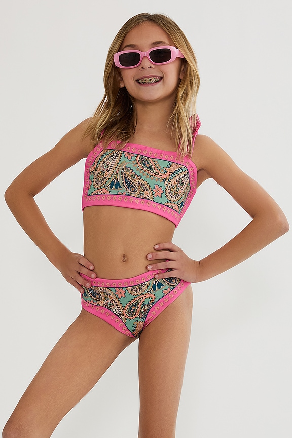 view 2 of 3 Little Stella Set in Capri Soleil Paisley
