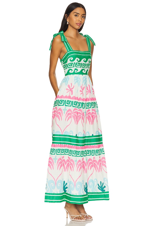view 2 of 3 Cami Dress in Tropical Palm