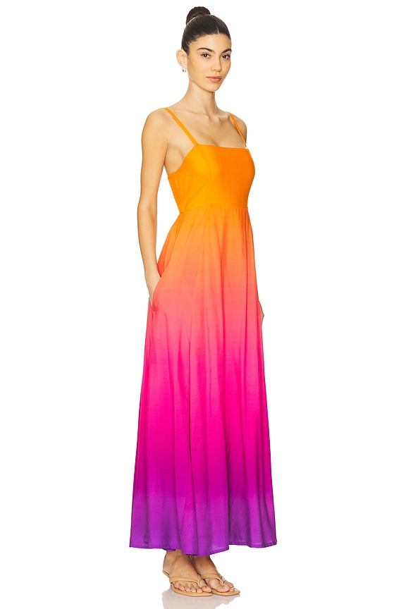 view 2 of 3 VESTIDO RIANNE in Coral Bay Sunset