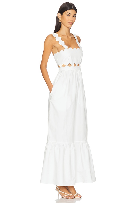 view 2 of 3 Campbell Dress in White