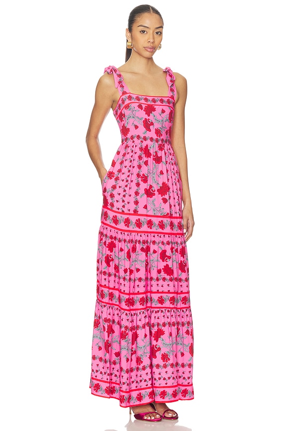 view 2 of 3 Charlotte Dress in Redwood Floral