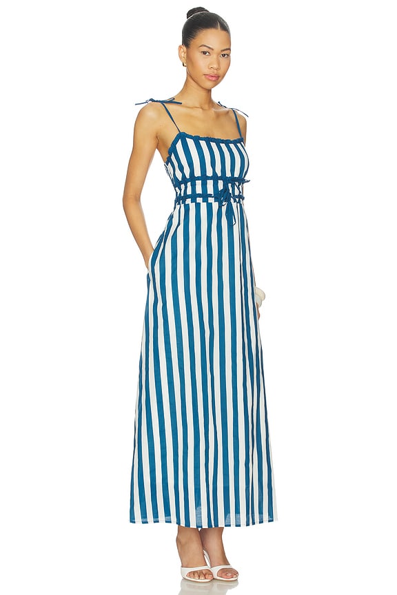 view 2 of 3 ROBE MAXI LEVIE in Twilight Tides Stripes