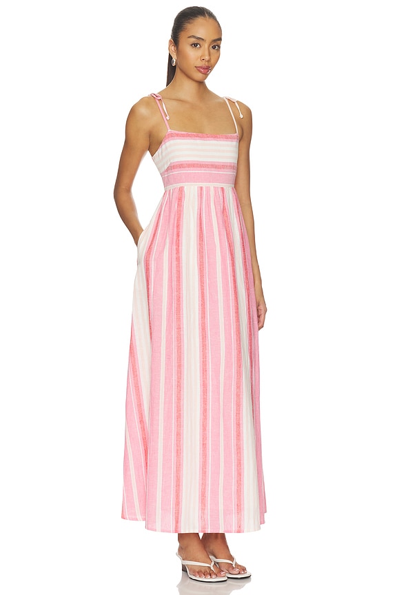 view 2 of 3 Valory Maxi Dress in Bubblegum Stripe