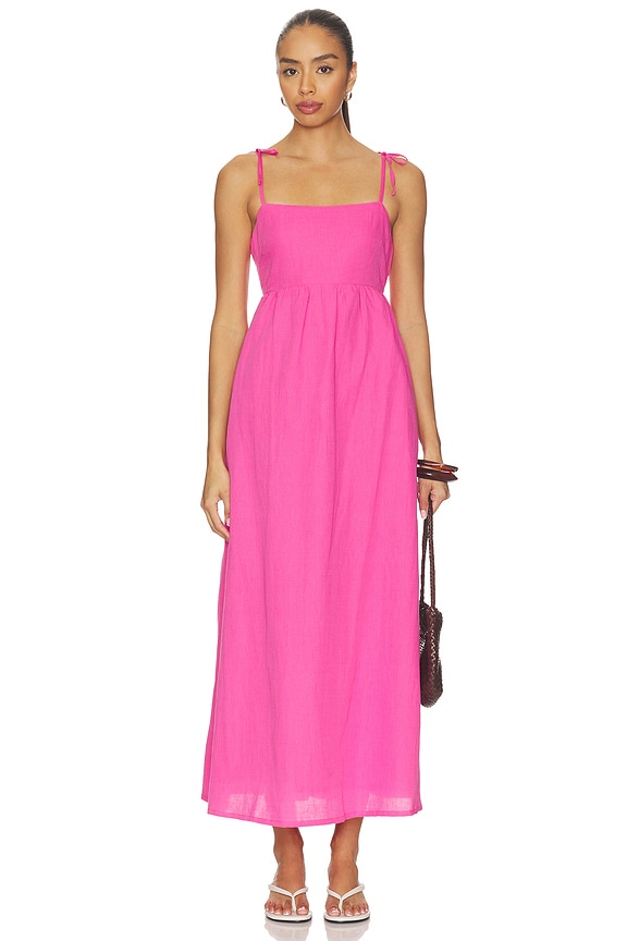view 1 of 3 MAXIVESTIDO VALORY in Peony Pink