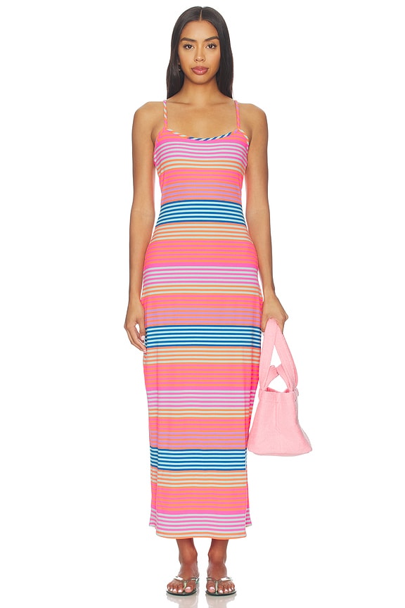 view 1 of 4 Malie Dress in Vibrant Volley Stripes