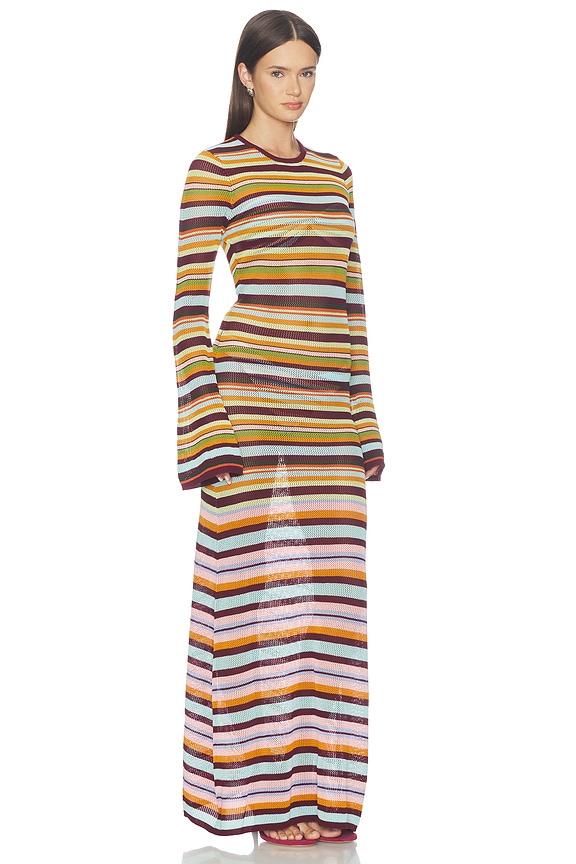 view 2 of 4 Joia Dress in Paradise Stripe