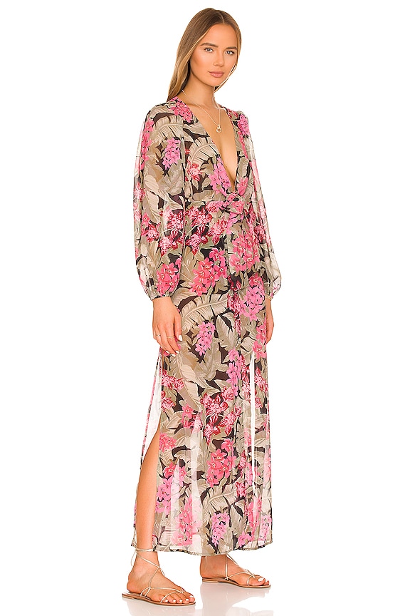 view 2 of 3 Ryan Dress in Fuchsia Orchid