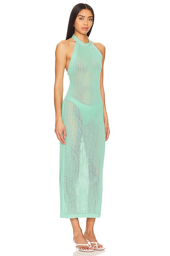 view 2 of 3 ROBE MI-LONGUE ROMEE in High Tide